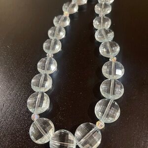 Elegant Clear Beaded Necklace